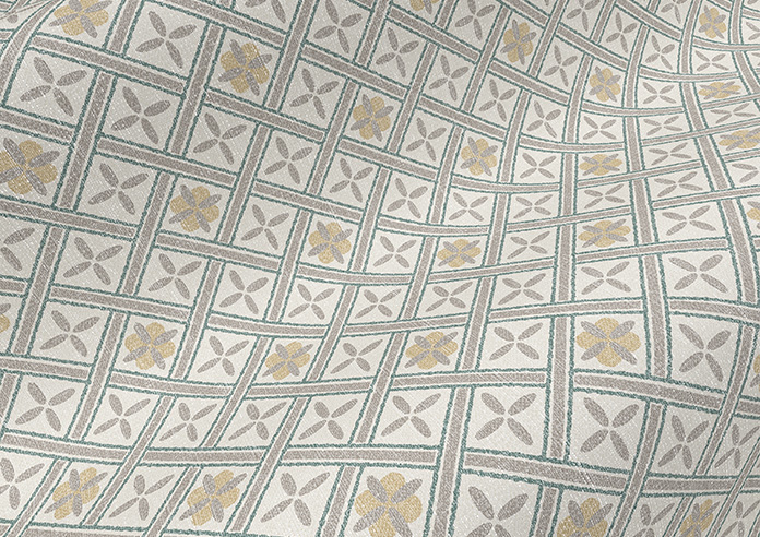 Rae Trellis, Greenery - Roman Blind - Image 4